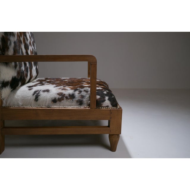 Modern Vintage French Art Deco Lounge Chair, 1930s For Sale - Image 3 of 18