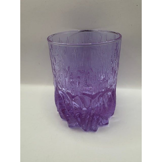 Glass Vintage Alexandrite Glasses, 1970s, Set of 6 For Sale - Image 7 of 7