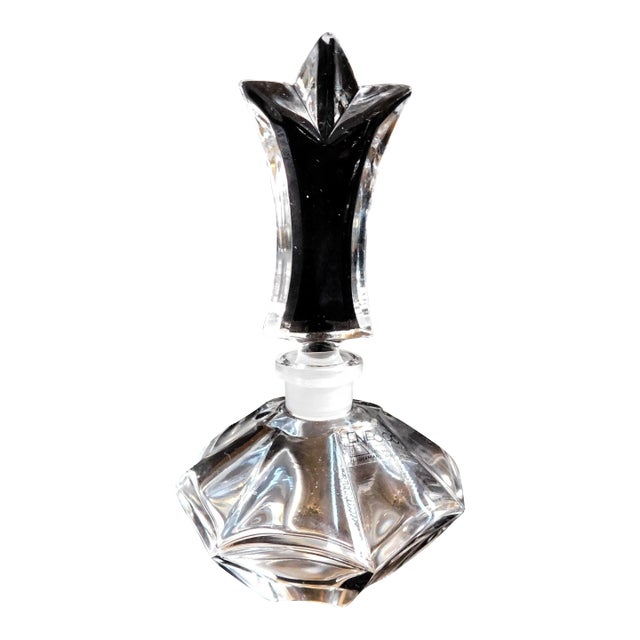 1940s Enesco Lead Crystal Perfume Bottle For Sale