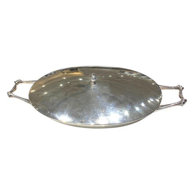 Arts & Crafts Early 20th Century W. A. S. Benson Arts & Crafts Silver-Plate Covered Serving Dish, England For Sale - Image 3 of 18