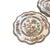 English Set of Five Antique English Coalport Indian Tree Scalloped Luncheon Plates, Circa 1891–1919 For Sale - Image 3 of 10