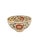 2020s Set of 3 Bat Trang Vietnamese Ceramic Multipurpose Bowls Hand Painted in Red Yellow and Blue Floral Motifs For Sale - Image 5 of 9