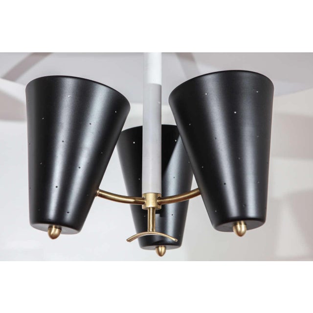 1950s 1950s Mid-Century Painted Pendant by Lightolier For Sale - Image 5 of 10