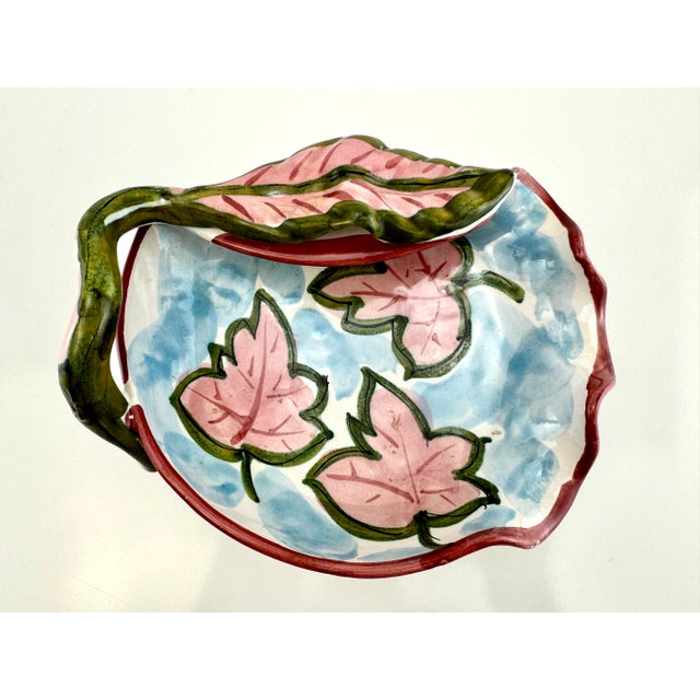 Vintage Italian Hand Painted Decorative Bowl For Sale - Image 10 of 12