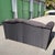 Wood Art Deco Black Sofa Set With Gold Base by Carson’s - Set of 2 For Sale - Image 7 of 12