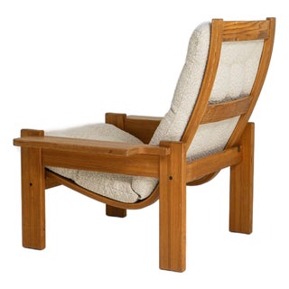 19th Century Italy Traditional Red Wood Armchair For Sale
