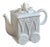 Vintage Lenox Tea Cart Porcelain Teapot For Sale