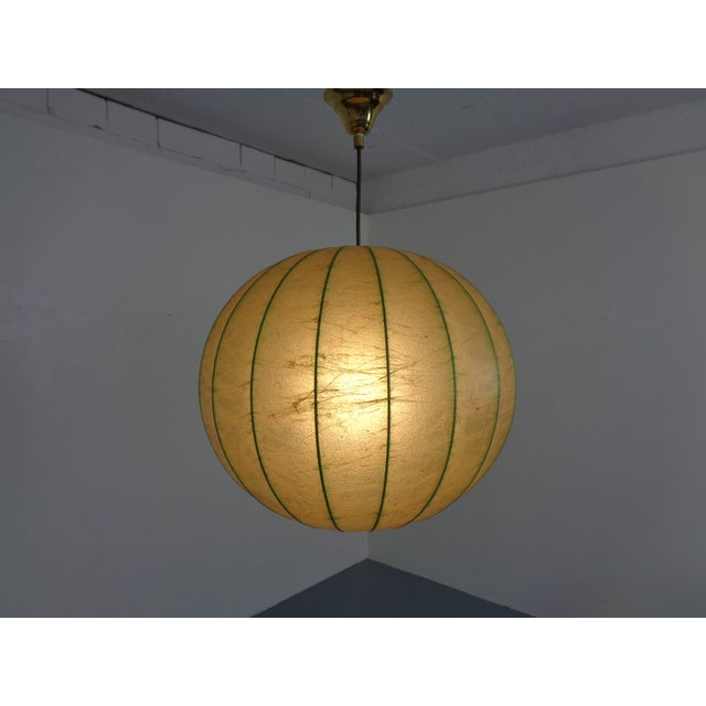 Large Cocoon Pendant Lamp, Italy, 1960s For Sale - Image 6 of 18