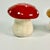1940s Vintage Boho Chic Hollywood Regency Mushroom Salt & Pepper Shakers - A Pair For Sale - Image 9 of 11