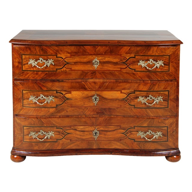 Antique Baroque Chest of Drawers, 1750 For Sale