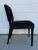 1950s Mid-Century Modern Black Hair-On -Hide Cut Out Back Chairs - a Pair For Sale - Image 5 of 12