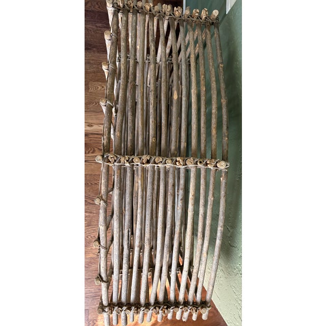 20th Century American Adirondack-Style Shelving Unit For Sale - Image 13 of 15