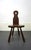 Brown French Brutalist Chairs, 1950s, Set of 2 For Sale - Image 8 of 10