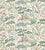 The House of Scalamandré Kelmescott Hand Block Print Fabric, Leaf on Ivory For Sale