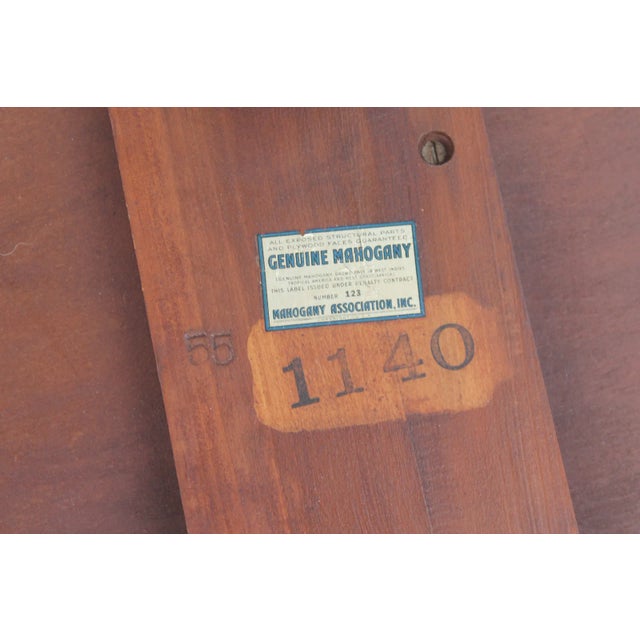 1940's Chippendale Style Carved Mahogany Pie Crust Carved Baluster, Ball/ Claw Foot Accent Table For Sale - Image 11 of 11