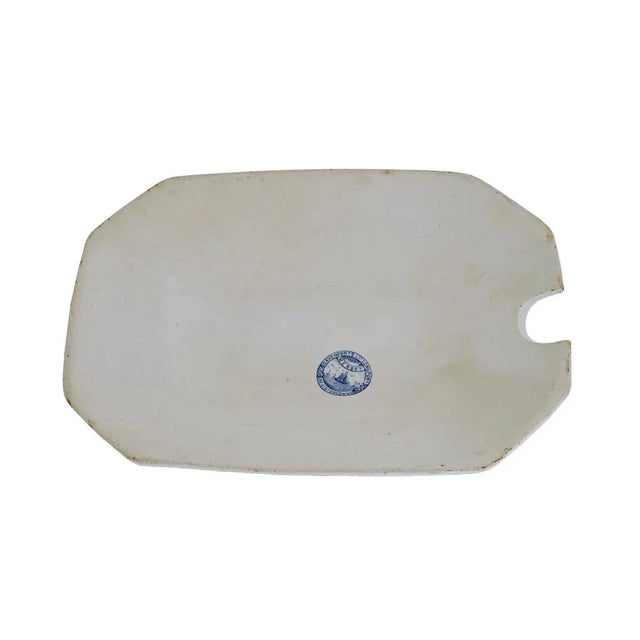 Blue 19th Century Davenport Soup Tureen Mersey Aesthetic Blue Transferware Antique Arts & Crafts Pottery For Sale - Image 8 of 8