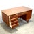1950s Danish Teak Executive Desk W/ Rear Shelving For Sale - Image 9 of 12