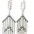 Casato Gioielli Italian 18k White Gold Diamond Art Deco Revival Chandelier Earrings, Pair For Sale - Image 12 of 13