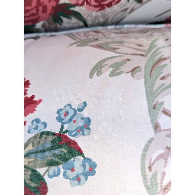 Vintage Chintz Brunschwig Fils Upholstered Settee by Century Furniture For Sale - Image 13 of 14