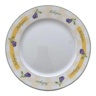 1990s Guy Degrenne French Porcelain Dinner Set, Service for 8 For Sale