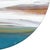 Windswept - Original Serene Abstract Skyscape Acrylic and Gold Leaf Painting For Sale In Los Angeles - Image 6 of 9