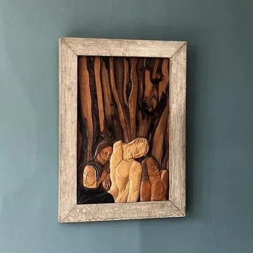 A rare carved wood plaque by phyllis ‘pog’ yglesias circa. 1925 a rare carved wood plaque by phyllis ‘pog’ yglesias...