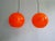 Vintage Orange Opaline Pendant Light from Lita, 1970s For Sale - Image 6 of 16