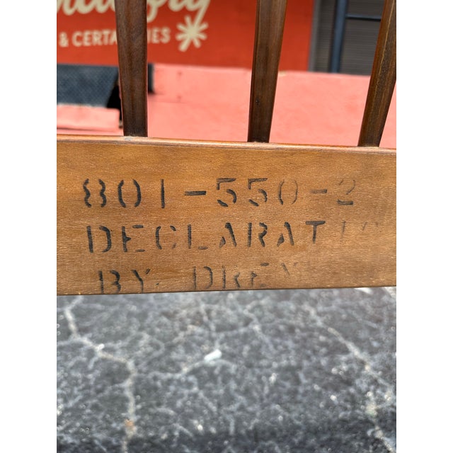 Brown 1960s Mid Century Modern Walnut Full Headboard by Kipp Stewart for Drexel Declaration For Sale - Image 8 of 8