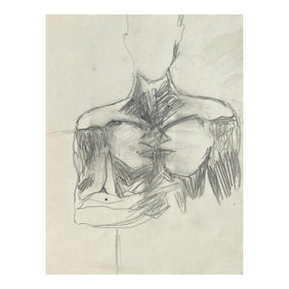 1970s Larry Connatser Male Figure Drawing For Sale