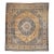 Antique Persian Tabriz Rug, Hand-Knotted Wool, Haji Jalili Style Floral Pattern, Coral & Brown, 11x14 For Sale
