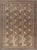 Mid 20th Century Hand-Knotted Turkomen Ersari Rug in Wool With Sub-Geometric Repeating Gul Design For Sale - Image 13 of 13