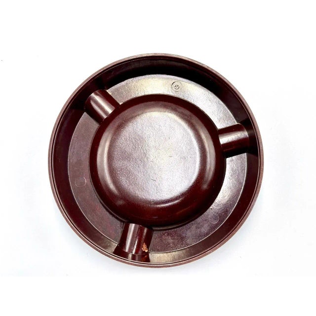 Bauhaus Czechoslovakian Art Deco Bakelite Ashtray, 1930s For Sale - Image 3 of 5