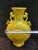 Chinese Ceramic Vase Ming Dynasty Hongzhi Marked Yellow Glaze Porcelain Vase Hand Carved Double Dragon Ears For Sale - Image 10 of 11