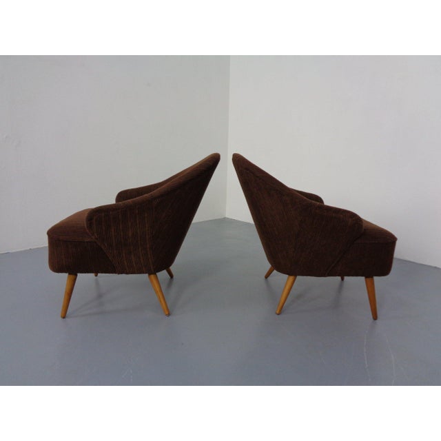 Mid-Century Modern German Cocktail Chairs, 1960s, Set of 2 For Sale - Image 3 of 10