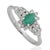 Art Deco Diamond Studded Regal Natural Emerald Wedding & Engagement Cocktail Ring Size 5.5 For Sale - Image 3 of 13