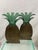 1990s 1990s Pair of Solid Brass Pineapple Book Ends For Sale - Image 5 of 8