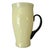 Rare Attributed to Carder Steuben Ivory & Mirror Black Iced Tea Set, c.1930s – Pitcher & 7 Tumblers For Sale - Image 9 of 13