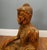 Nepalese Buddhist Meditating Sculpture in Carved Wood For Sale - Image 6 of 11