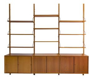 Modular Wall Storage System by Poul Cadovius for Cado, 1960s
