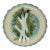 French Majolica Asparagus Plate Salins, Circa 1890 For Sale
