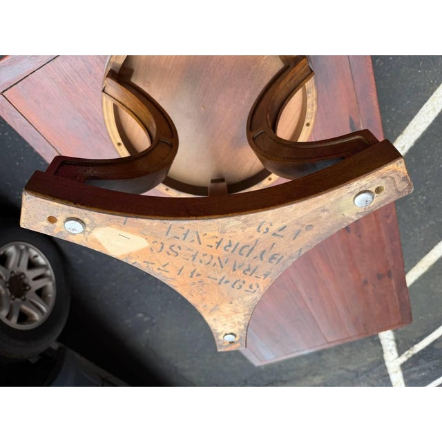 Vintage Regency Style Burled Wood Round Side Table by Drexel For Sale In Washington DC - Image 6 of 12