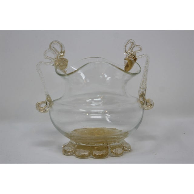 1930s Vintage Murano Glass Sugar Bowl For Sale - Image 5 of 5