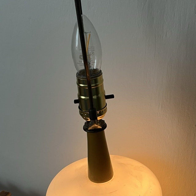 Late 20th Century Vintage Jack Jill Milk Glass Nursery Rhyme Table Lamp Night Light For Sale - Image 5 of 18
