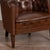 Pair of Vintage Brown Leather Barrel Back Club Chairs For Sale - Image 12 of 14