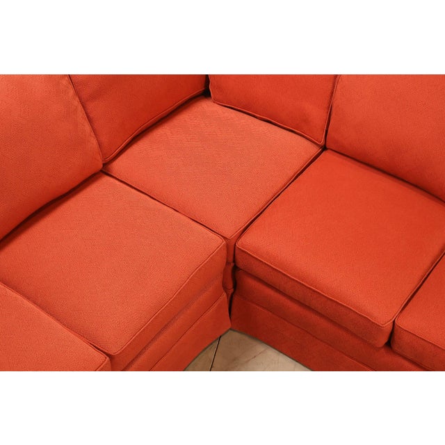 Miles Talbott Left-Facing Custom Upholstered Sectional Sofa For Sale - Image 11 of 18