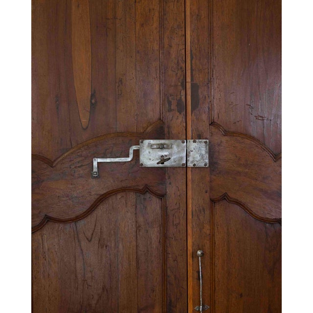 Wood 19th Century Louis XV Style Walnut Double Communication Doors For Sale - Image 7 of 9