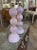 Early 21st Century Lavender and Gold Murano Glass Lamps For Sale - Image 5 of 5