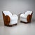 Wood Pair of Cloud Lounge Chairs by Harry and Lou Epstein, United Kingdom, 1920s For Sale - Image 7 of 7