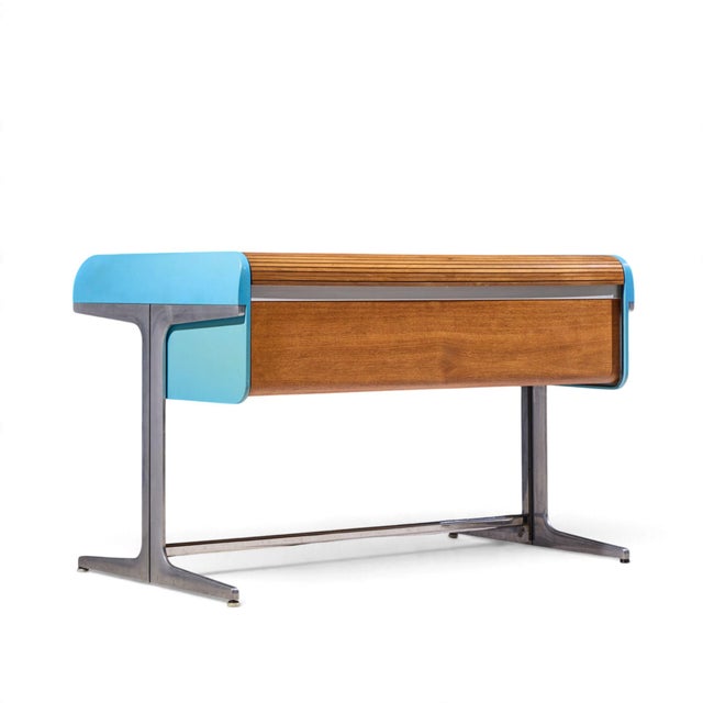 George Nelson for Herman Miller Action Office Mid Century Rolltop Desk For Sale - Image 13 of 16