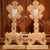 Pair of 19th Century Italian Baroque Giltwood Church Reliquary Mirrors For Sale - Image 10 of 10